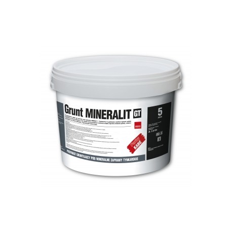 MINERALIT GT 5L Preparat gruntujący pod mineralne zaprawy tynkarskie