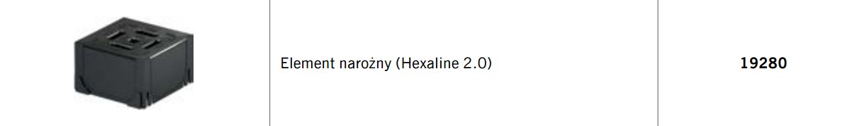 Element narożny (Hexaline 2.0) 